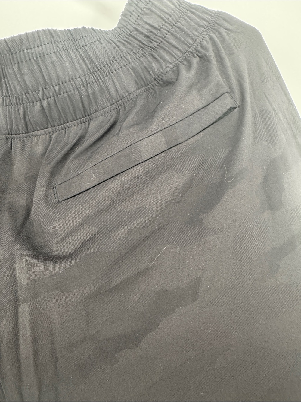 Athleta Black Camo Print Relaxed Track Joggers 0116 - Picture 6 of 6